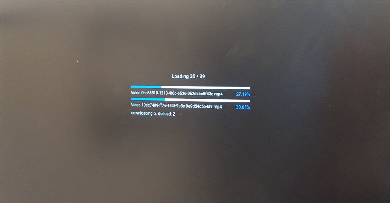 BrightSign setting up player