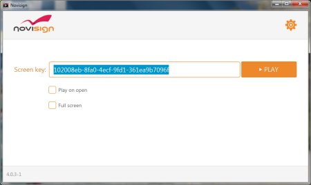 NoviSign Windows digital signage player app