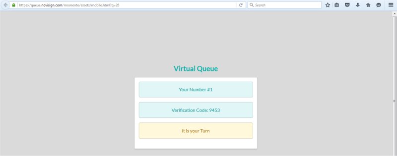 Visitor turn