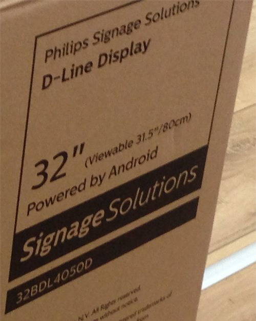 Philips D Line for digital signage