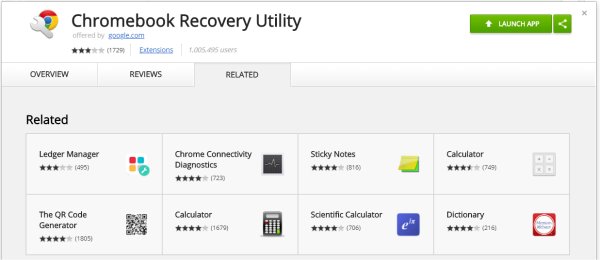 Chromebook Recovery Utility