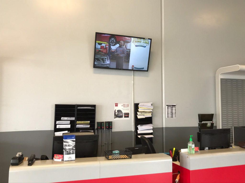 digital signage for mechanics