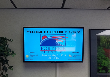 Digital signage for internal communications Digital signage for internal communications