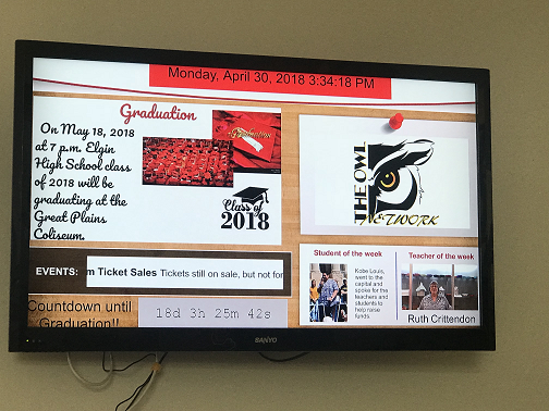 digital signage for high schools