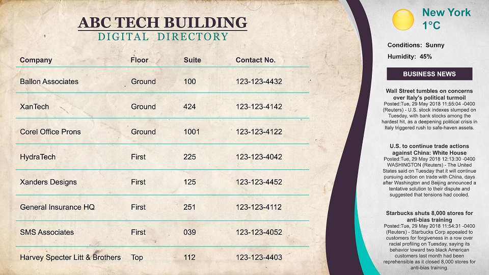 Building digital directories