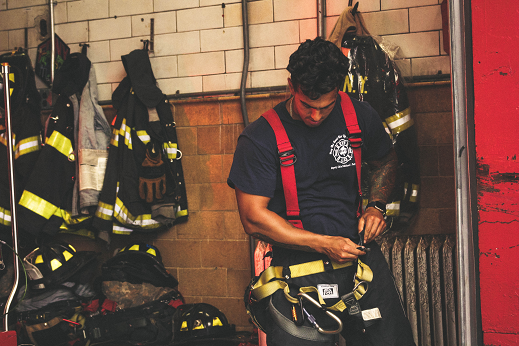 Digital signage for fire station