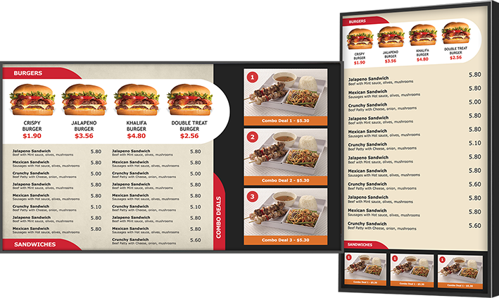 Digital Menu Board Templates