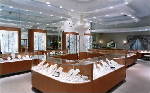 Digital signage for jewelry stores