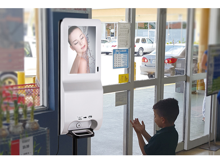 hand sanitizer kiosks