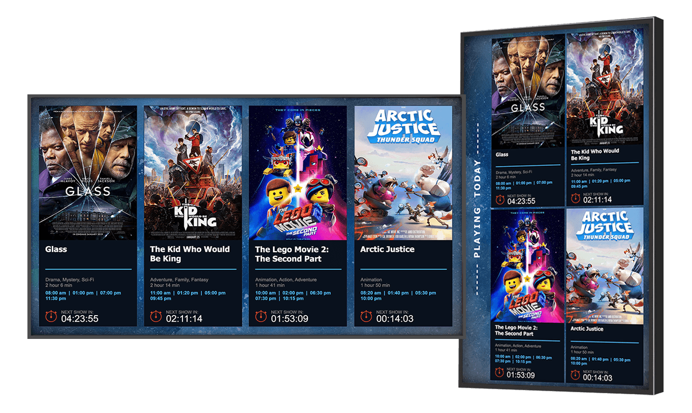 Cinema Digital Signage