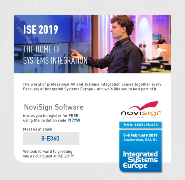 ISE 2019 - NoviSign
