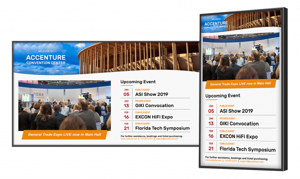 Digital Signage for Convention Centers