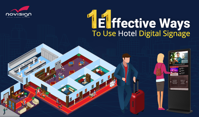 11 effective ways to use hotel digital signage