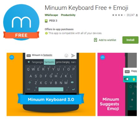 Minuum Keyboard