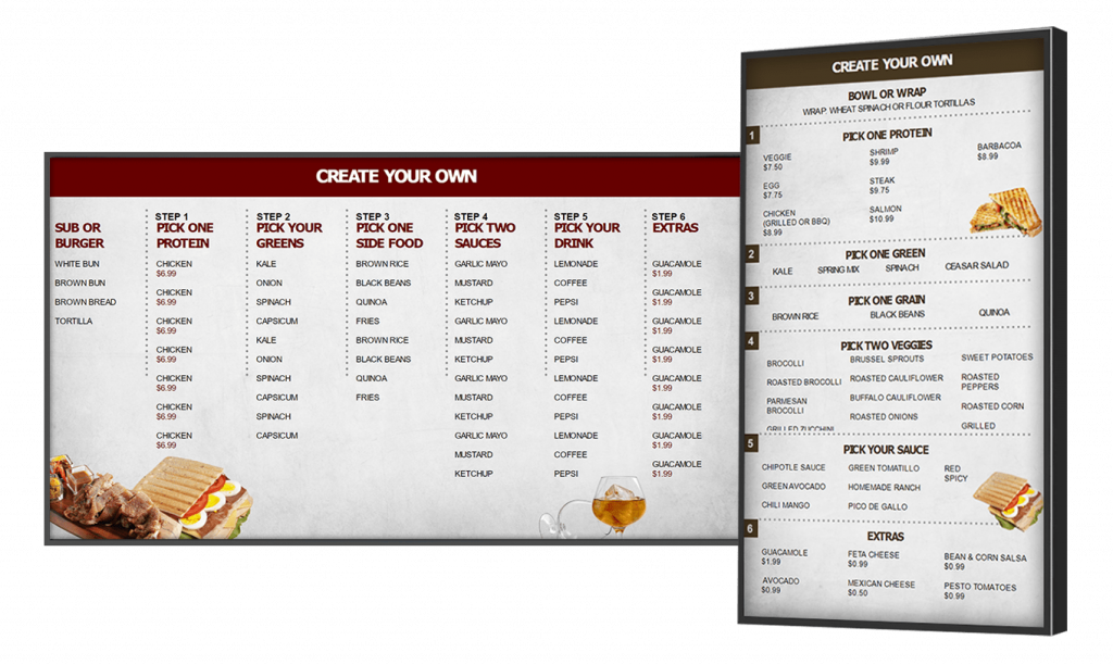 Digital Menu Board Templates