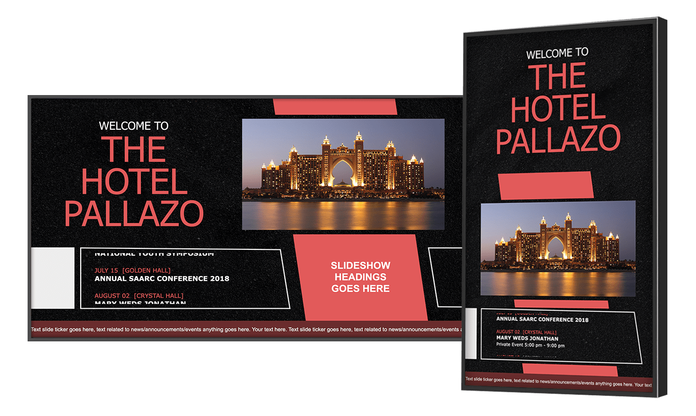 Hospitality Signage Templates