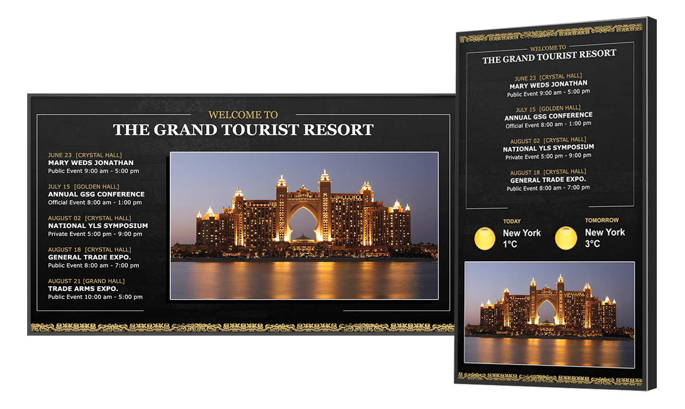 Hospitality Signage Templates