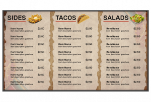 Menu pr 21 min