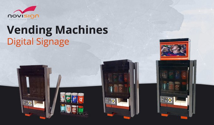 Vending machines digital signage