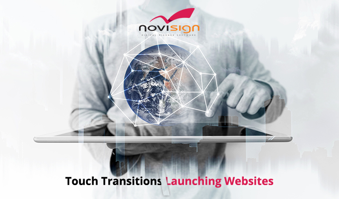 Touch transitions - launch website