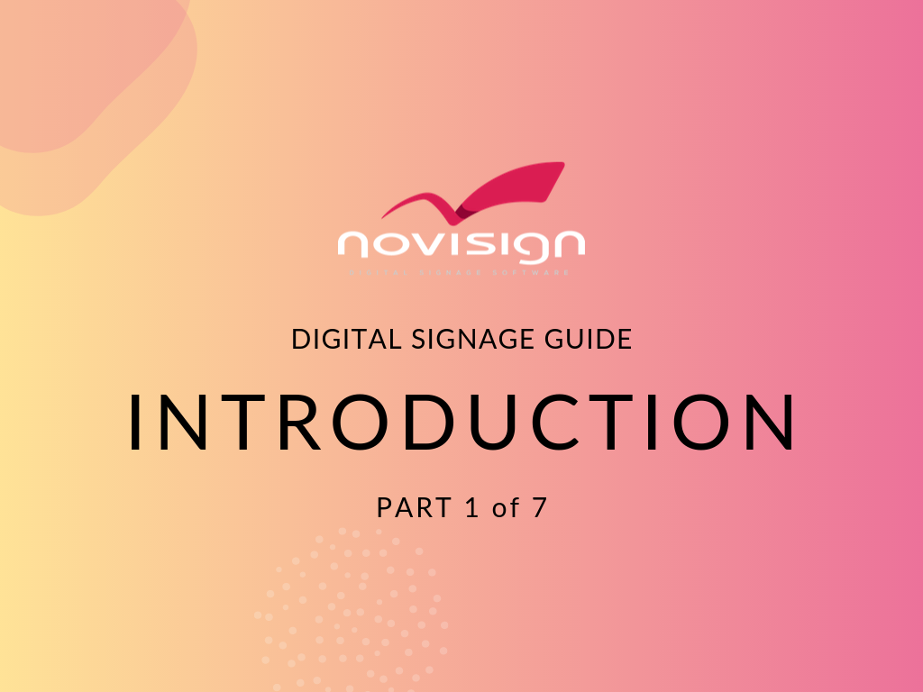 digital signage introduction