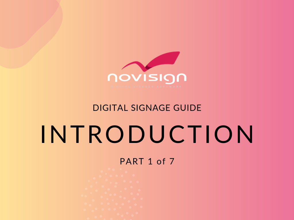 Digital signage introduction