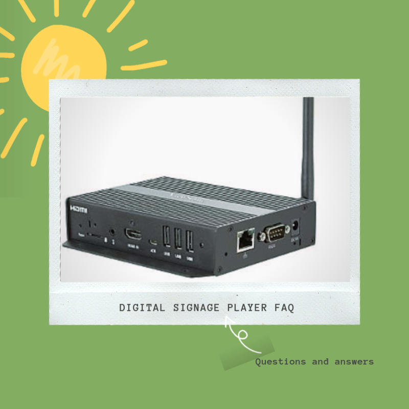 digital signage players