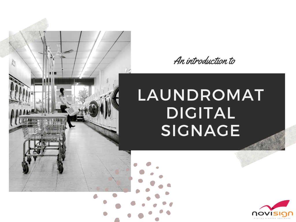 laundromat digital signage