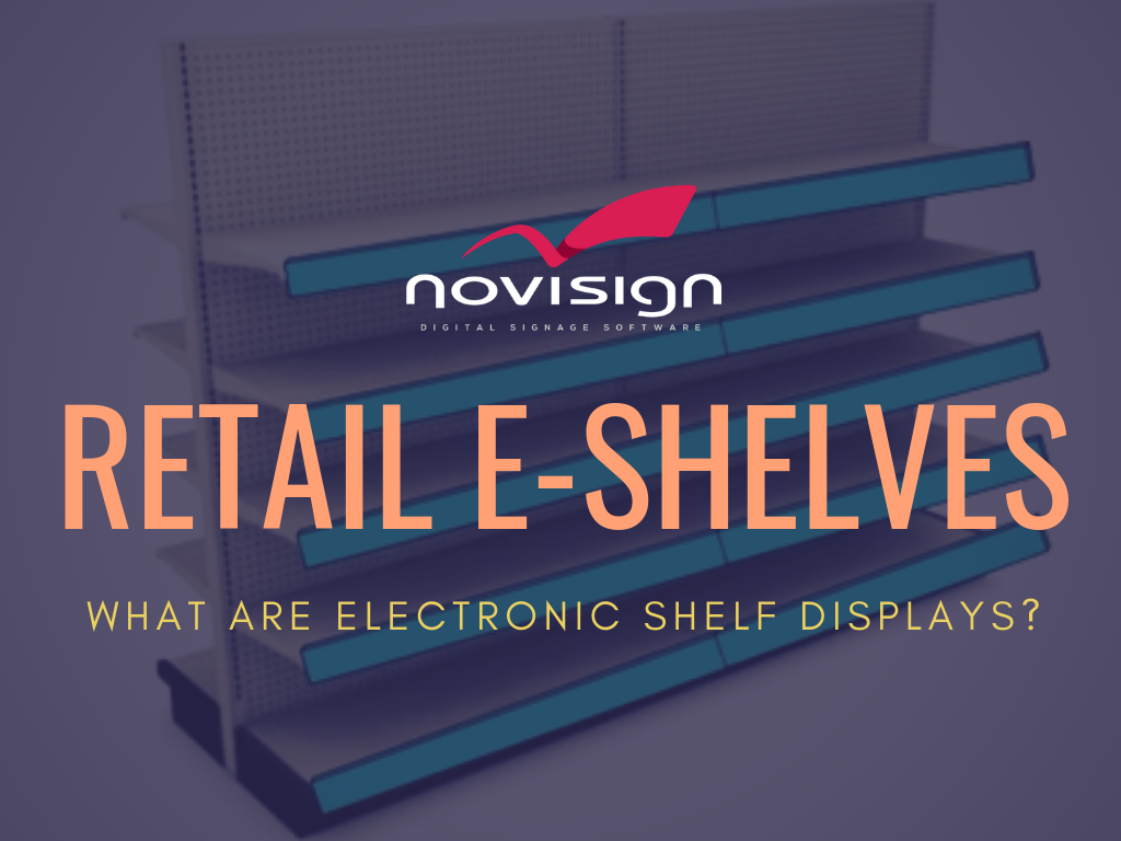 retail electronic shelf displays