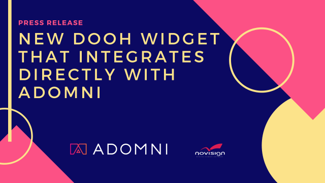 DOOH widget Adomni