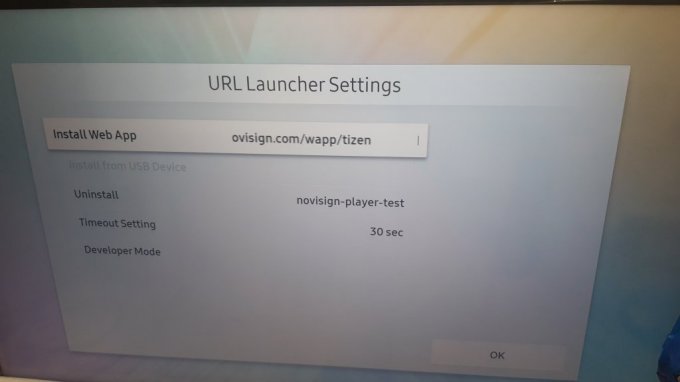 URL Launcher settings