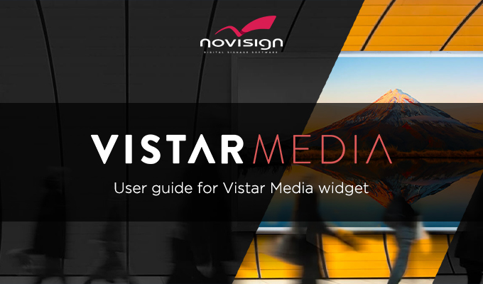 Userguide for Vistar Media widget