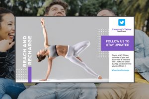 Social digital signage