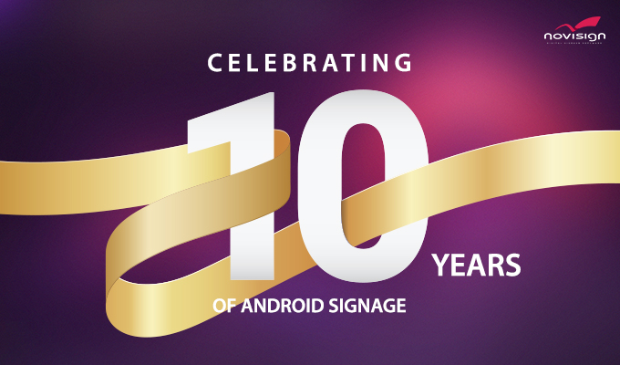 10 years digital signage