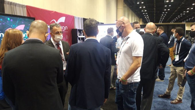 NoviSign booth InfoComm 2021
