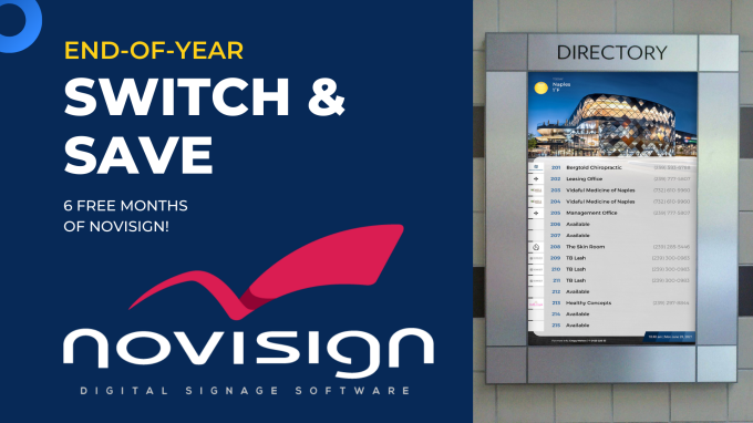 Switch & save to NoviSign