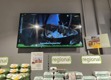 Grocery digital signage