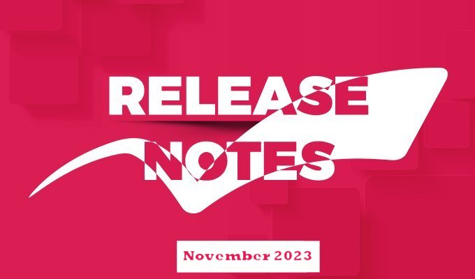 Release notes November 2023