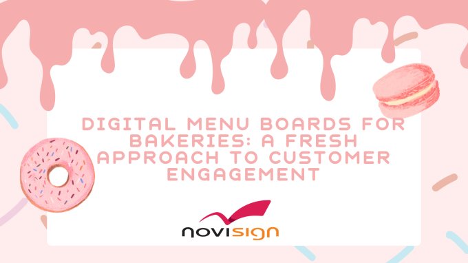 Digital Menu Boards for Bakeries
