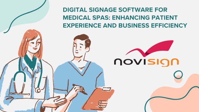 Digital Signage Software for Medical Spas