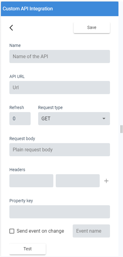 Player Configuration