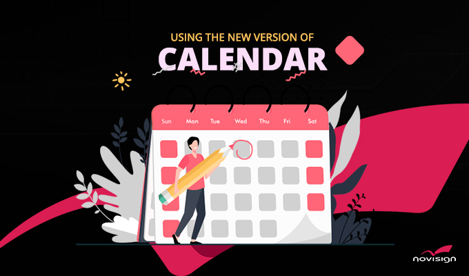 New calendar widget