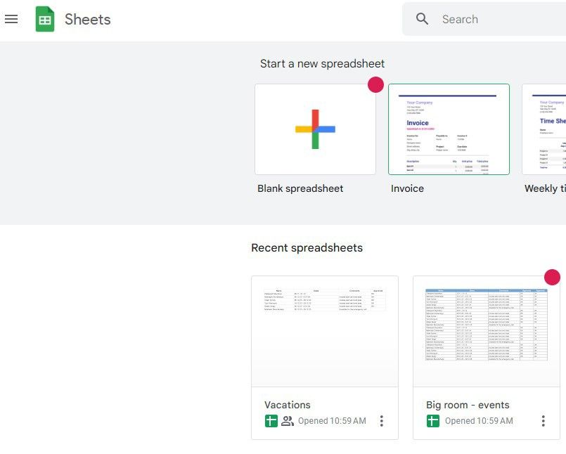 Google sheet