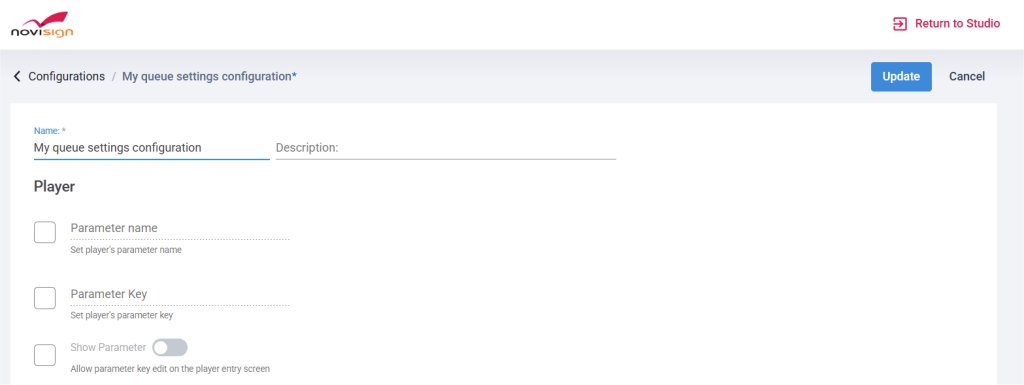 Configuration name