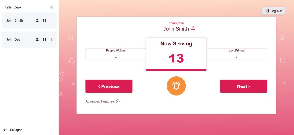 Multi Teller Queue Management