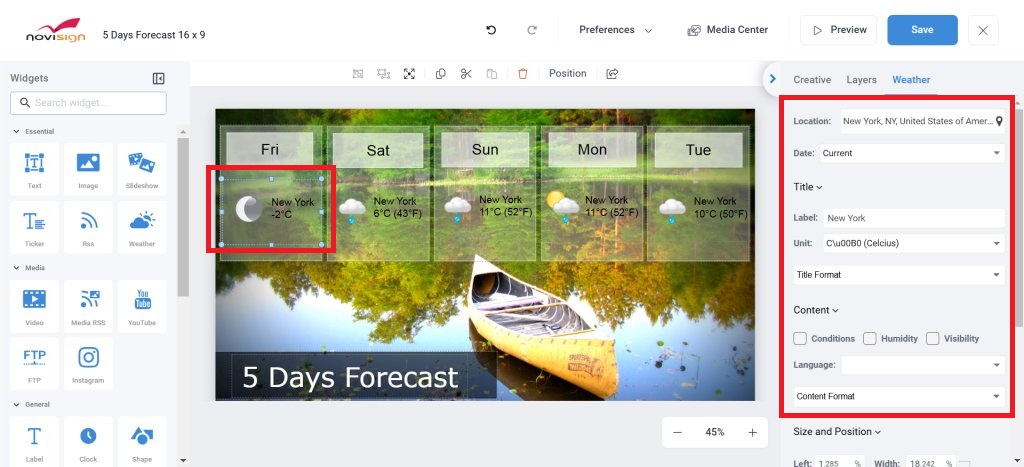 Weather-widget
