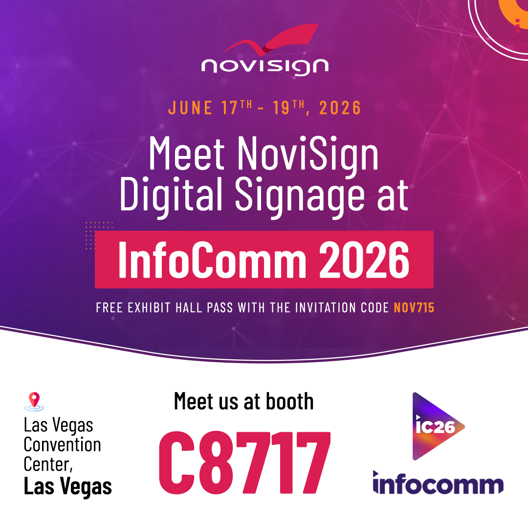 Book a meeting with NoviSign at InfoComm 2025