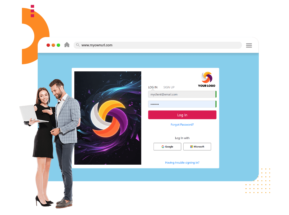 Put your branding on the whole experience